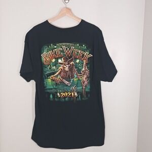 Daytona Beach Motorcycle 80th Anniversary Bike Week 2021 Men's T-Shirt Size XL
